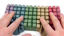Kinetic Sand Colors Lego Cake Toys DIY Learn Colors Slime Jelly Icecream