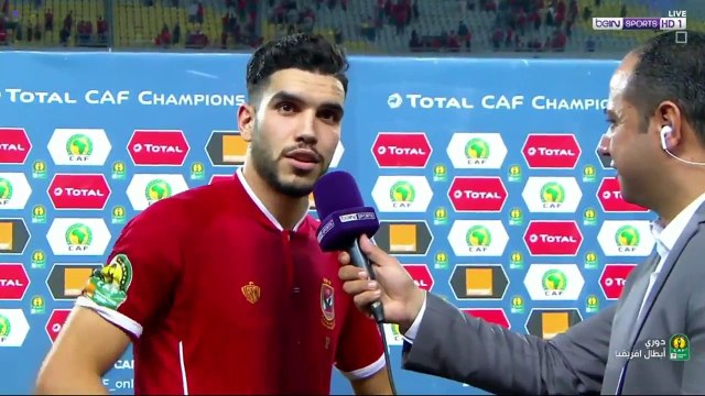 تصريح المغربي وليد أزارو باللهجة المصرية عقب الانتصار على النجم الساحلي والتأهل لمواجهة الوداد في النهائي