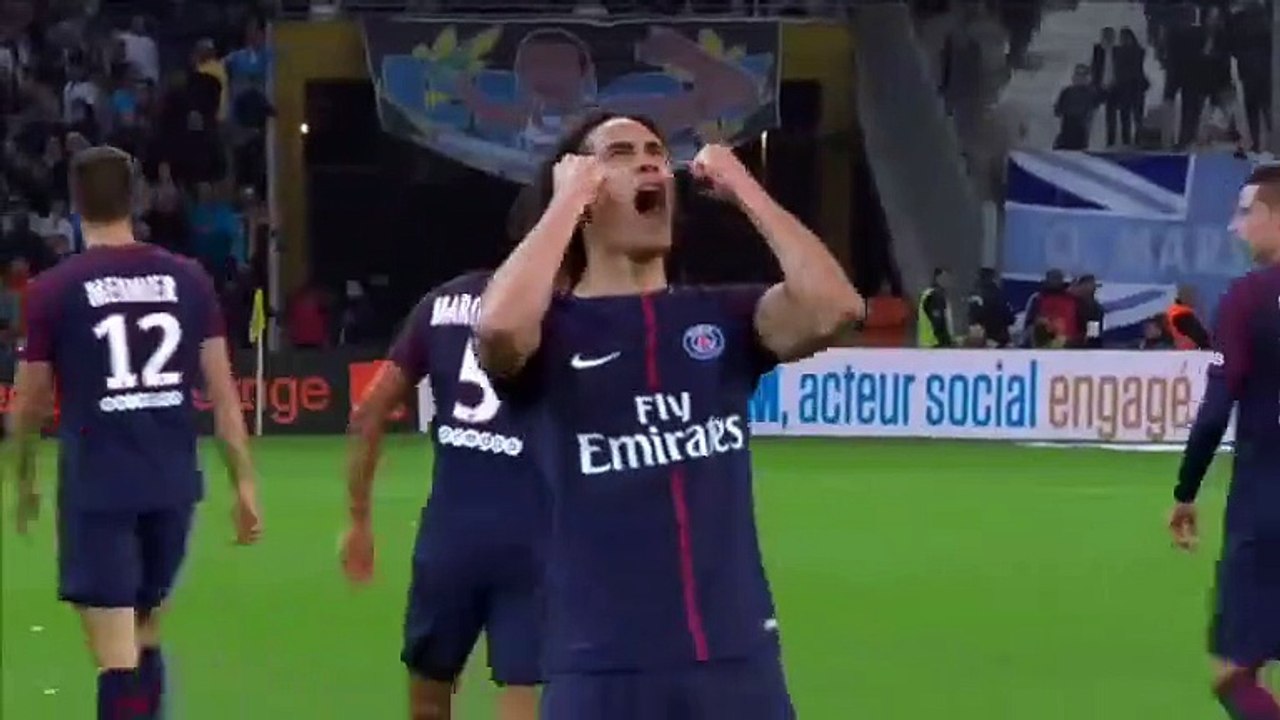 Edinson Cavani Goal HD - Marseille 2-2 Paris SG 22.10.2017