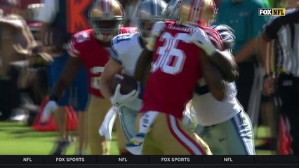 Cole Beasley ducks past defender, sprints for 24-yard play