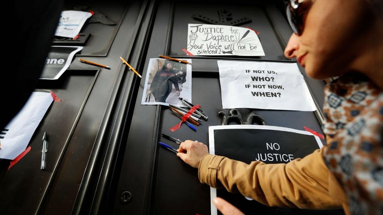 Tod einer Journalistin: Tausende demonstrieren auf Malta