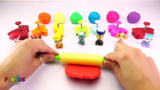 Learning Videos for Children: Paw Patrol Skye & Chase Pups Play Lion Turtle Truck Play doh Molds