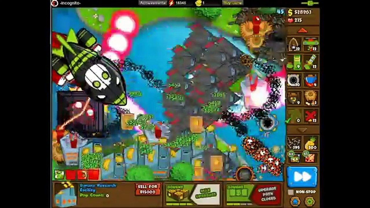 Bloons Monkey City - Contested Territory - 100 on Loop River - BMC