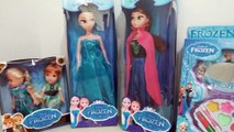 Frozen. Bonecas Elsa e Anna e Maquiagem da Frozen. Lindas Bonecas. Review Completo.
