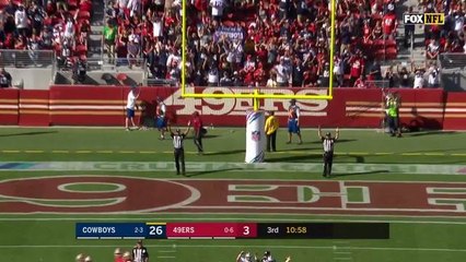 Cowboys safety Jeff Heath sneaks in PAT with Dan Bailey out for rest of game