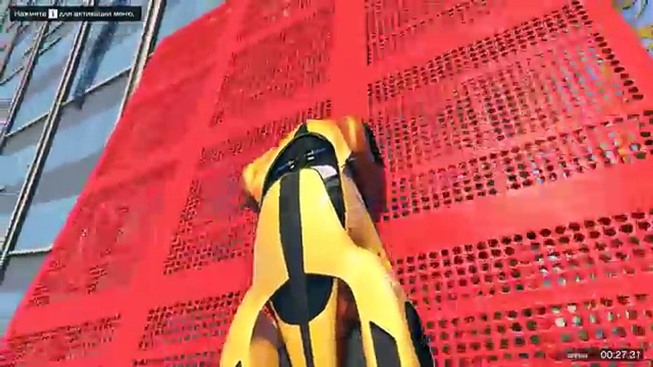 ЕЗДА ПО НЕБОСКРЕБУ! █ ТРЮКИ ОТ ПОДПИСЧИКОВ ГТА 5 █ #34