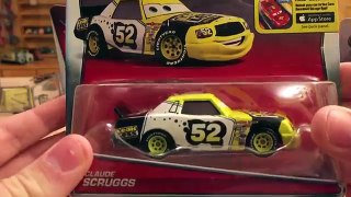 Mattel Disney Cars 2016 Case B Otto Bonn Transforming McQueen Claude Scruggs Davey Apex