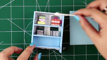 DIY Miniature Dollhouse Living Room Kit with Lights! Hemiolas Room