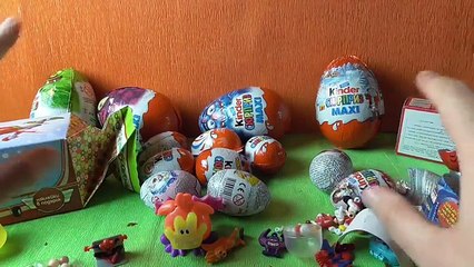 Surprise Eggs Kinder Surprise Hot Wheels Masha and the Bear Cars Fairies Spider Man