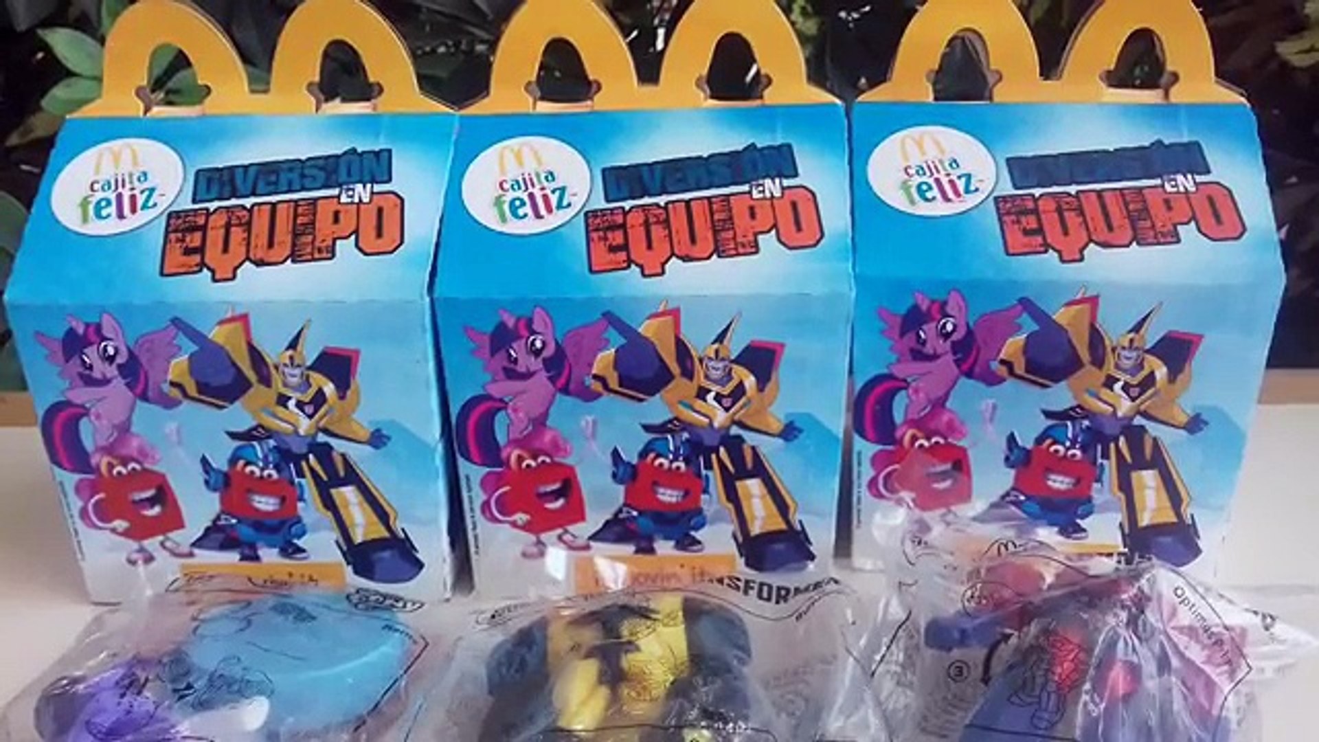 Cajita Feliz McDonalds My Little Pony \u0026 Transformers Robot in Disguise ( Junio 2017) Parte 3 - Vidéo Dailymotion