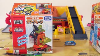 Tayo Bus Toys Ball Carrier Construction Site Tower Crane & Stepping Conveyor Toy