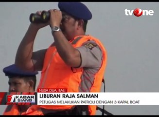 Polair Denpasar Sisir Perairan Tempat Raja Salman Menginap