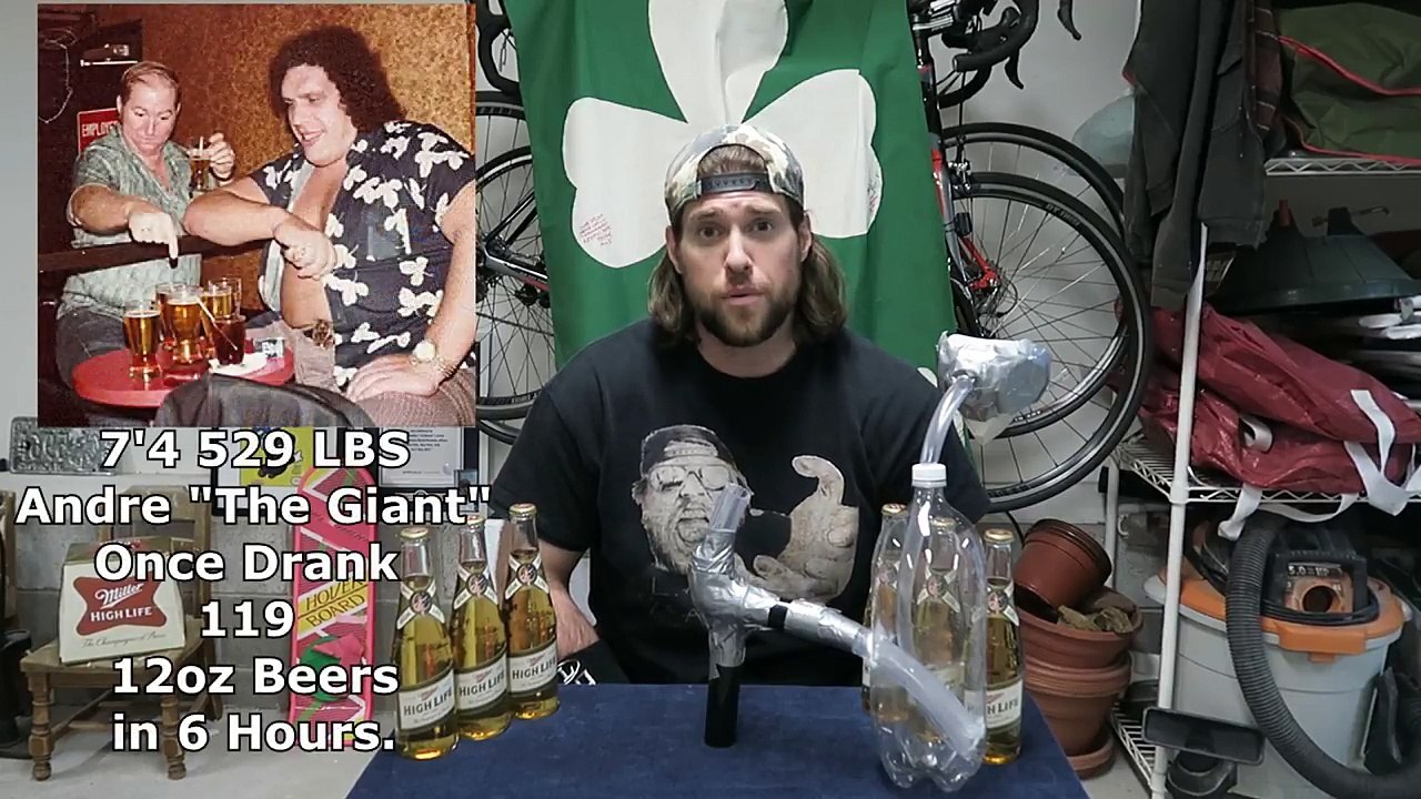 Can A Human Drink A 6 Pack of Beer Using A Leaf Blower In 40 Seconds Or Less? | L.A. BEAST