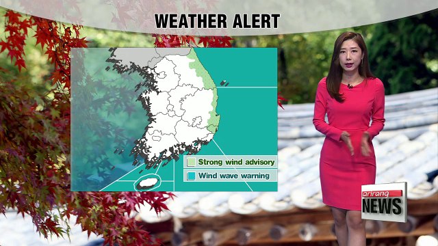 Cooler than Sunday, indirect effect of Typhoon Lan _ 102317