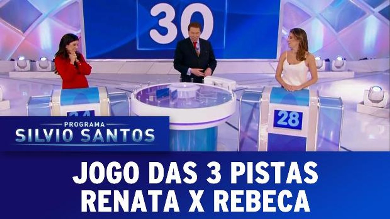 Jogo das 3 Pistas - Rebeca Abravanel x Renata Abravanel - 22.10.17 - Completo