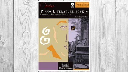 Download PDF Piano Literature - Book 4: Developing Artist Original Keyboard Classics FREE