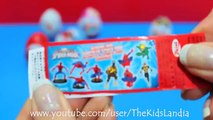 10 Surprise Eggs Kinder Surprise Disney Pixar Cars 2 Frozen Princess Spiderman Barbie