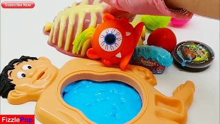Cutting Open Mr Doh Skeleton Playdoh Belly Squishy Stress Toys Whats Inside
