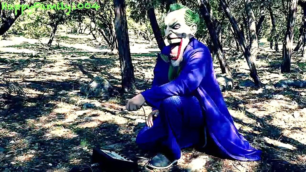 Nerf Patrol: Battle With Godzilla w/ Joker and Harley Quinn