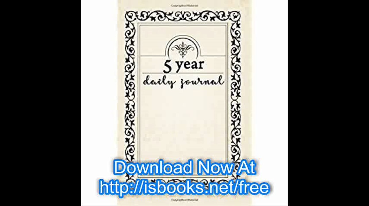 5 Year Daily Journal 5 Years Of Memories, Blank Date No Month, 6 x 9, 365 Lined Pages