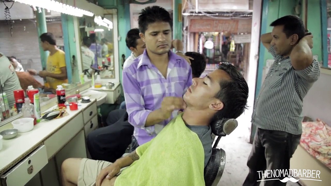 The Indian Barber Shave and Head Massage (Delhi, India)