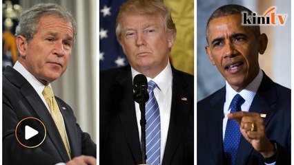 Bush, Obama rebuke Trump
