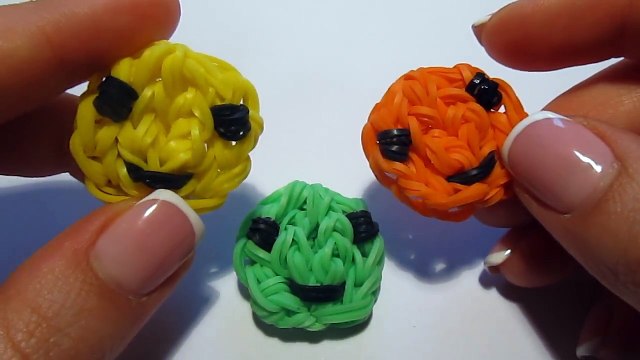 СМАЙЛИК из резинок на рогатке. Фигурки из резинок | Smile Rainbow Loom