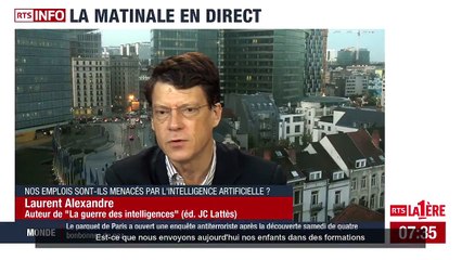 L'école forme des enfants qui vont être laminés par l'intelligence artificielle-, @dr_l_alexandre LaMatinaleRTS