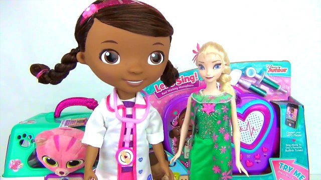 Disney Jr. DOC MCSTUFFINS Boom Box, Sound, Music Sing Song, HUGE Doll Set, Pet Toys Carrier TUYC