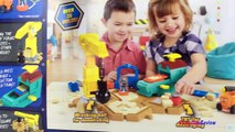 BOB THE BUILDER MASH AND MOLD CONSTRUCTION SITE WITH MIGHTY MACHINES DIZZY SCOOP MUCK AND ROLLEY