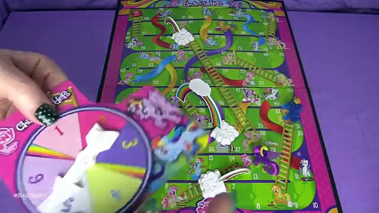 Bin Vs. Jon REMATCH - My Little Pony Chutes & Ladders! | Bins Toy Bin
