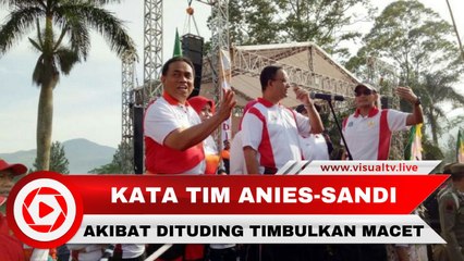 Dituding Timbulkan Macet di Puncak, Ini Klarifikasi Tim Anies-Sandi