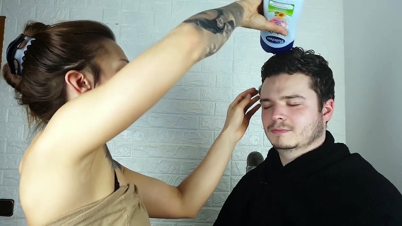 ASMR Wonderful Head & Face Oil Massage For Relaxation