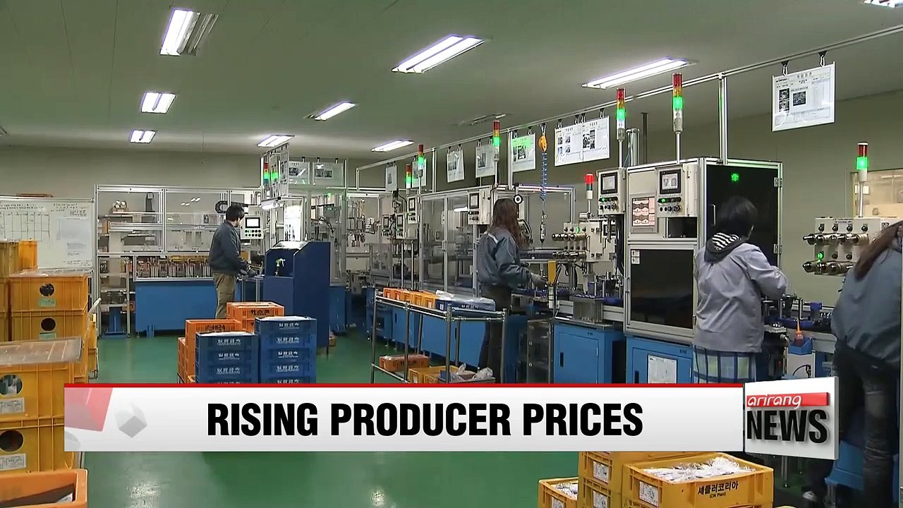 Korea's producer price index rises on global oil prices