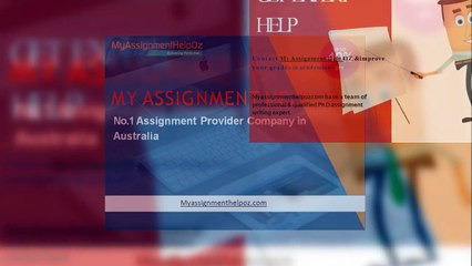 Myassignemnthelpoz.com No.1 Assignment Help Provider Company