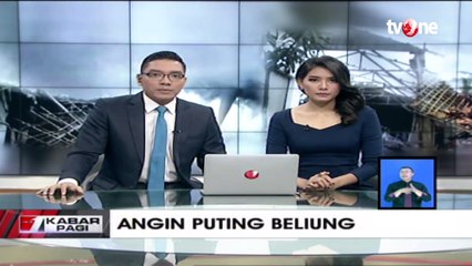 20 Rumah di Polewali Mandar Porak Poranda Diterjang Angin Puting Beliung