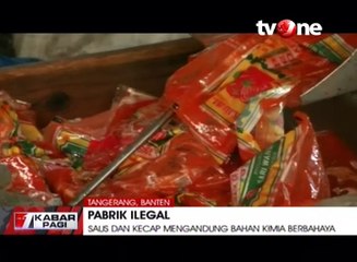 Pabrik Pembuat Saus dan Kecap Digrebek Petugas BPOM