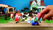Farm Animal Toy Story l Peppa Pig Animal Toys l Kids Learn Animals Names in English