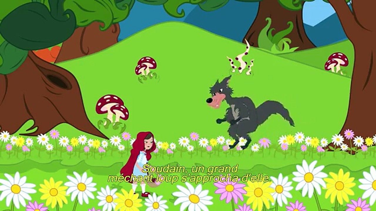 Chapeuzinho vermelho / Le petit chaperon rouge - 2 videos - em francês com legendas