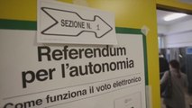 Lombardía y Veneto reclaman más autonomía al Estado en referéndum consultivos