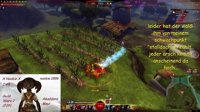guild wars 2 - x nookie x (dieb thief) - noob gameplay #2