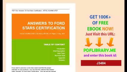 [PDF] Answers To Ford Stars Certification pdf [DOWNLO4D]