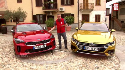 Comparativa en vídeo: Volkswagen Arteon contra Kia Stinger