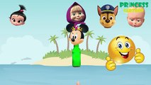 Learn Colors Wrong Heads Paw Patrol Masha Baby Boos Minie Mouse Nursery Rhymes Finger Family