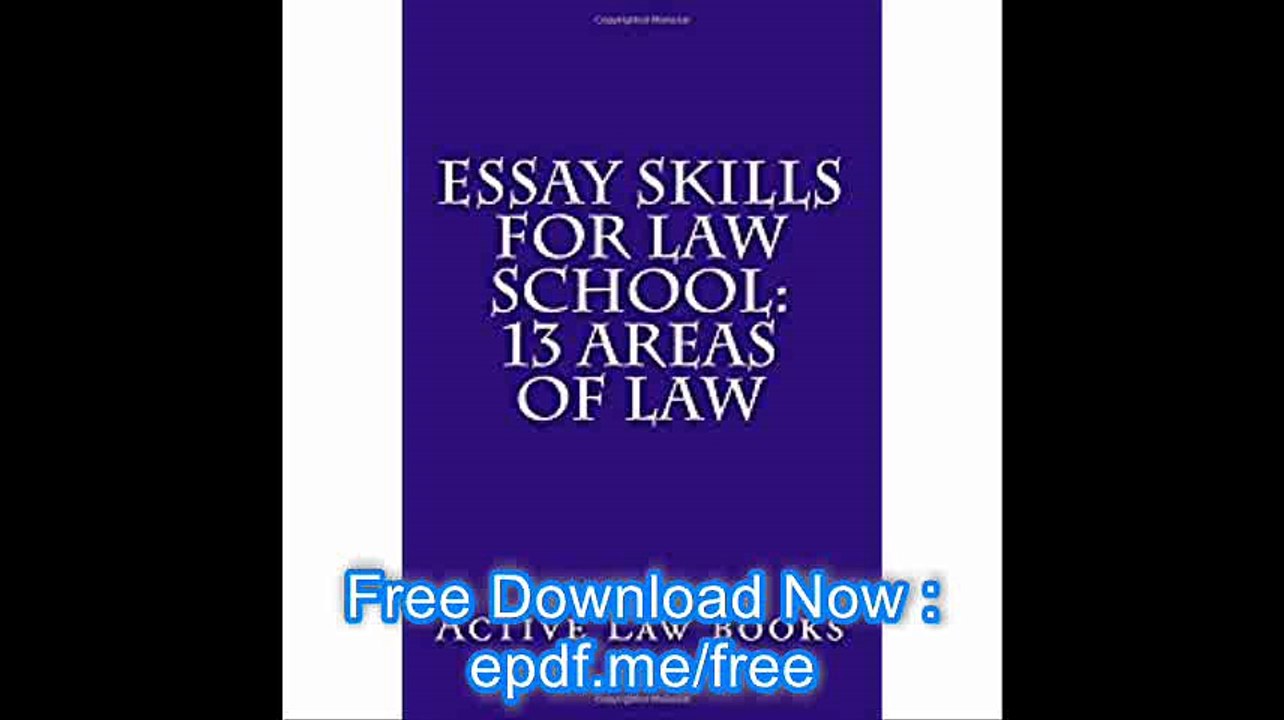 Essay Skills For Law School 13 Areas of Law