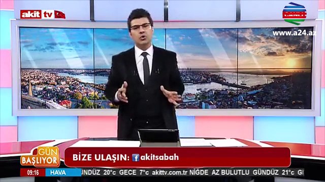 Türk müxbir Azərbaycan haqqında yazdıqlarına görə həmkarını efirdən yudu-sərdi