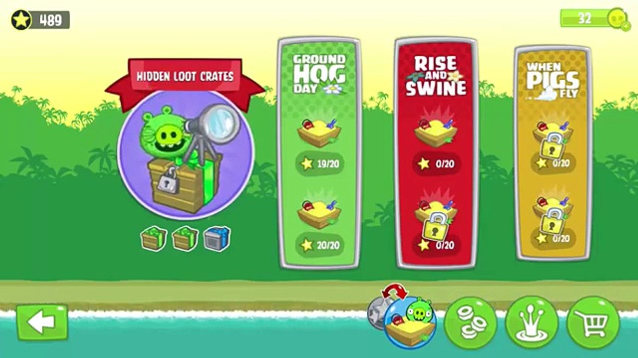 Веселая ИГРА головоломка для детей Bad Piggies или Плохие свинки [181] Серия