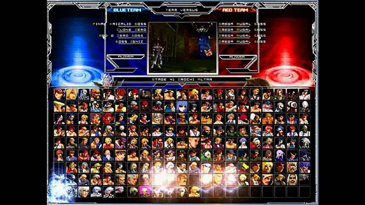 Kof Mugen Omega Rugal 98, Rugal 2002, Rugal 2002 UM & Omega Rugal Boss vs Nests Boss Team