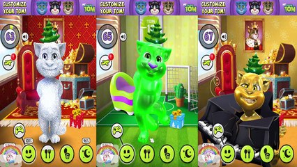 My Talking Tom Android Gameplay - Diamond Fur vs Jello Fur vs Golden Fur