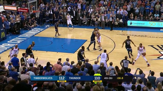 Le buzzer winner de Andrew Wiggins vs OKC Thunder